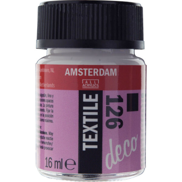 Amsterdam Textile Bottle 16ml WHITE OPAQUE 126