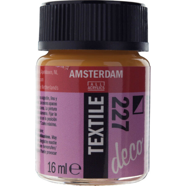 Amsterdam Textile Bottle 16ml YELLOW OCHRE 227