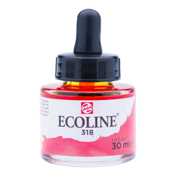 Ecoline Liquid Water Colour Bottle 30ml CARMINE 318