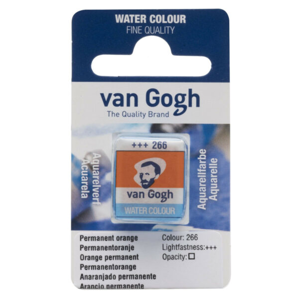 VAN GOGH Water Colour Pan PERMANENT ORANGE 266