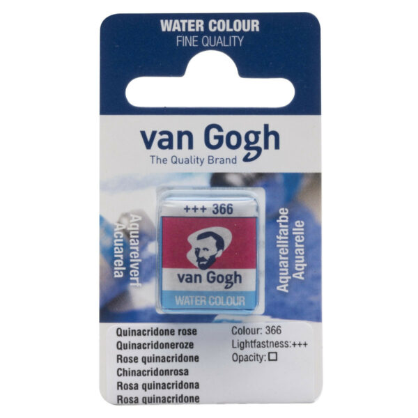 VAN GOGH Water Colour Pan QUINACRIDONE ROSE 366