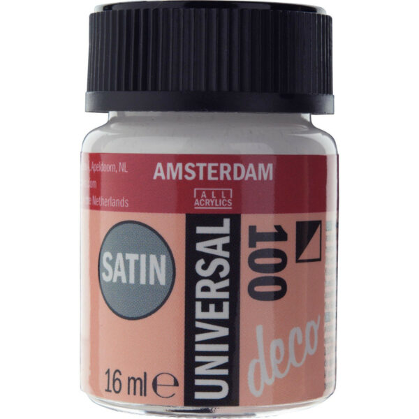 Amsterdam Universal Satin Bottle 16ml WHITE 100