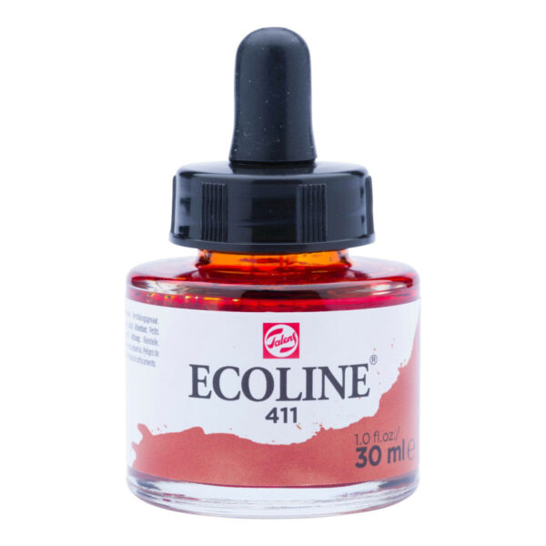 Ecoline Liquid Water Colour Bottle 30ml BURNT SIENNA 411