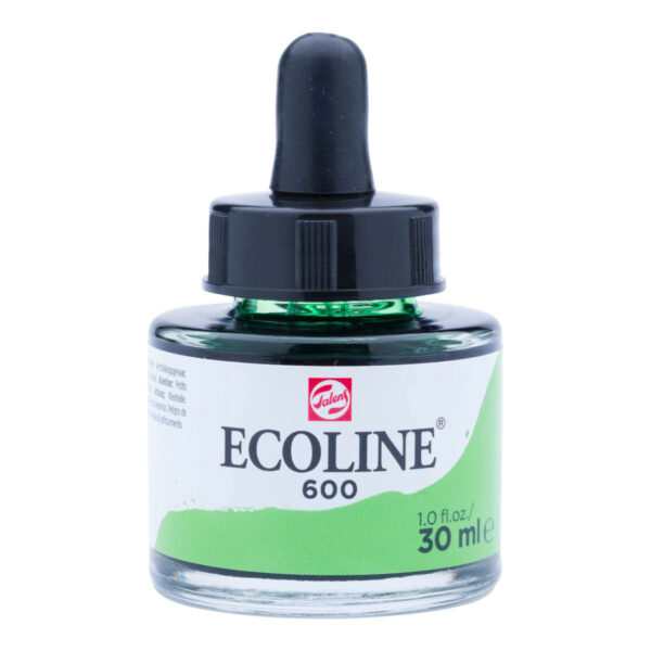 Ecoline Liquid Water Colour Bottle 30ml GREEN 600