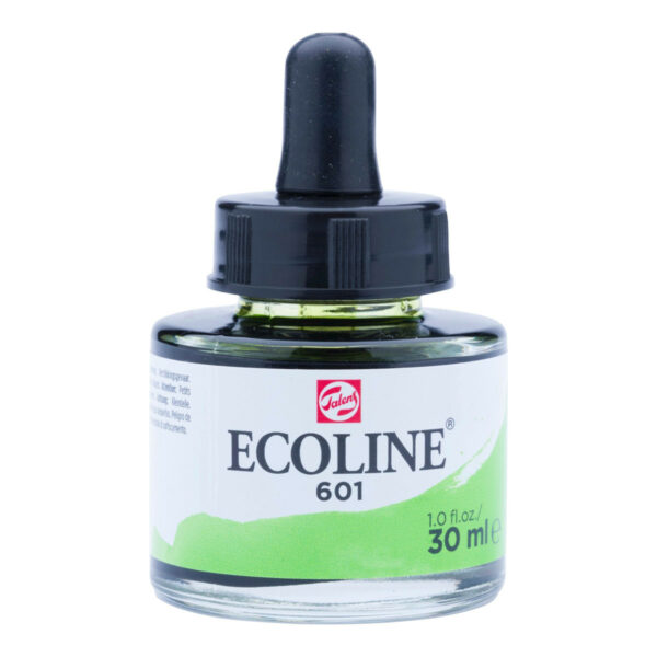 Ecoline Liquid Water Colour Bottle 30ml LIGHT GREEN 601