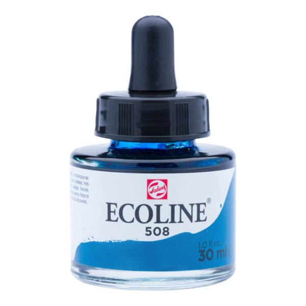 Ecoline Liquid Water Colour Bottle 30ml PRUSSIAN BLUE 508