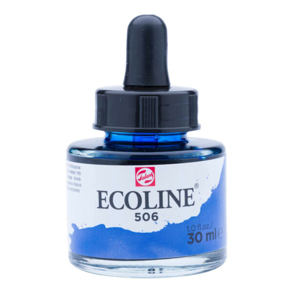 Ecoline Liquid Water Colour Bottle 30ml ULTRAMARINE DEEP 506