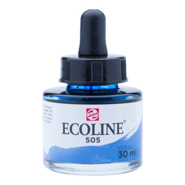 Ecoline Liquid Water Colour Bottle 30ml ULTRAMARINE LIGHT 505