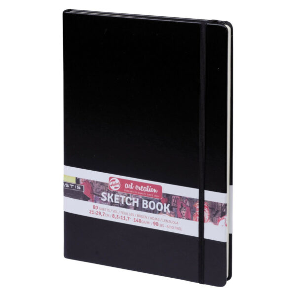 Talens Art Creation Sketchbook Black 21x29,7 cm, 140 Gr