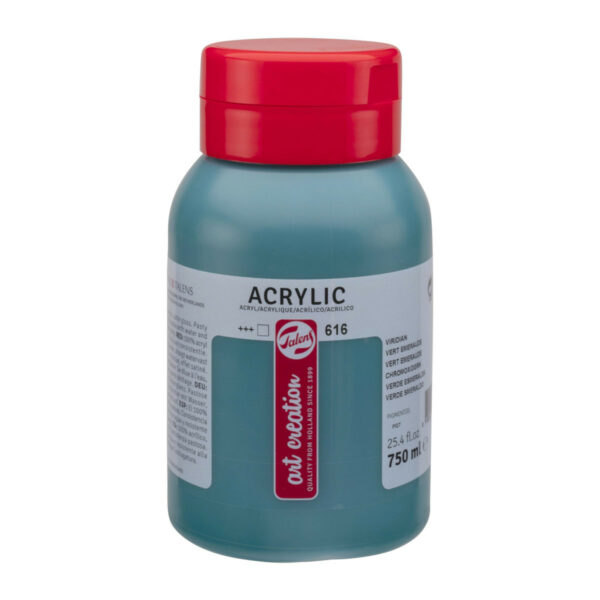 Acrylic Colour Pot 750 ml Viridian 616