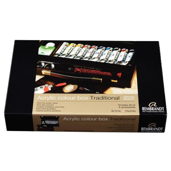 Talens Rembrandt - Acrylic Colour Box Traditional