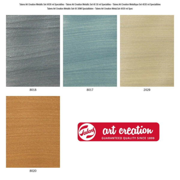 Talens Art Creation Metallic Specialties Set 4τεμ 30ml - Image 2