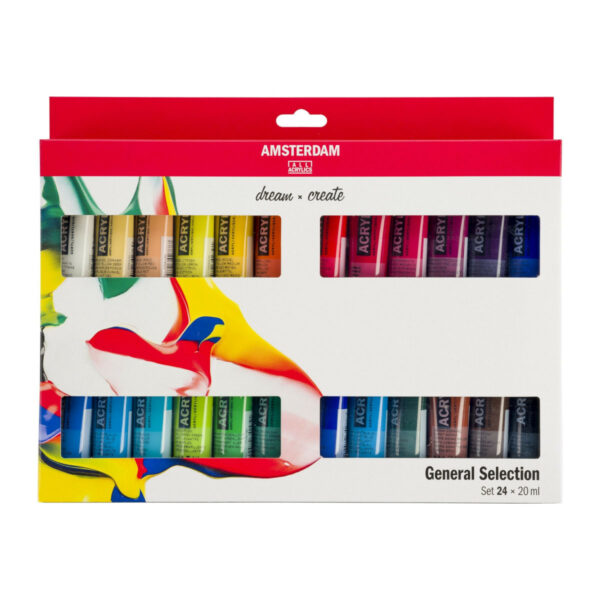 Standard Series Acrylics General Selection Set 24 × 20 ml