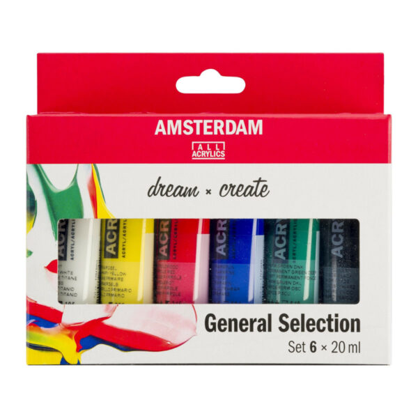 Standard Series Acrylics General Selection Set 6 × 20 ml
