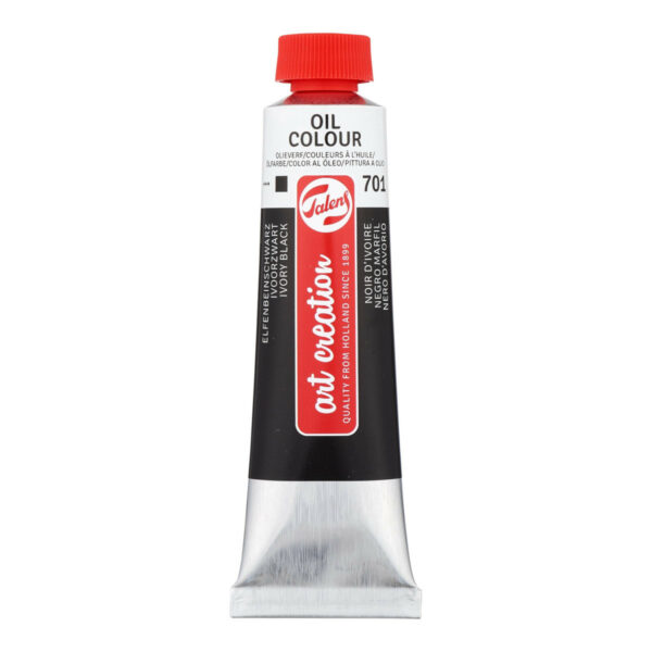 Talens Art Creation Oil Colour Tube 40 ml Ivory Black 701
