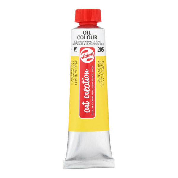 Talens Art Creation Oil Colour Tube 40 ml Lemon Yellow (Primary) 205