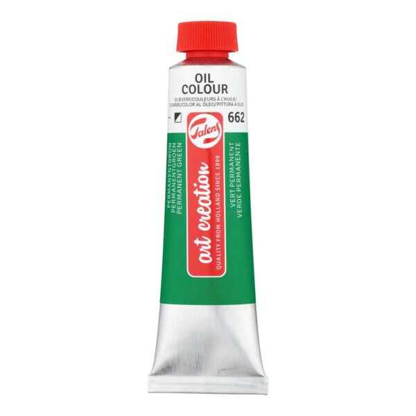 Talens Art Creation Oil Colour Tube 40 ml Permanent Green 662