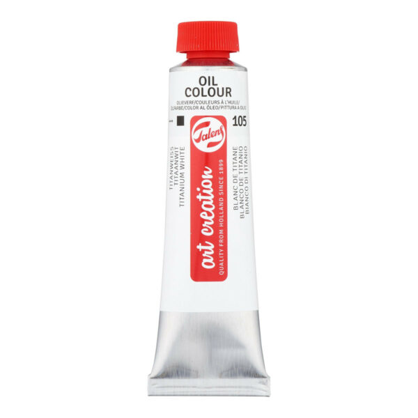 Talens Art Creation Oil Colour Tube 40 ml Titanium White (Safflower Oil) 105