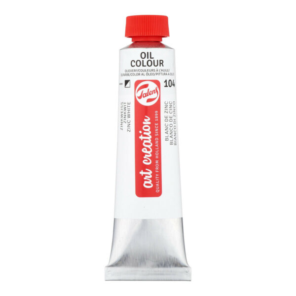 Talens Art Creation Oil Colour Tube 40 ml Zinc White (Safflower Oil) 104